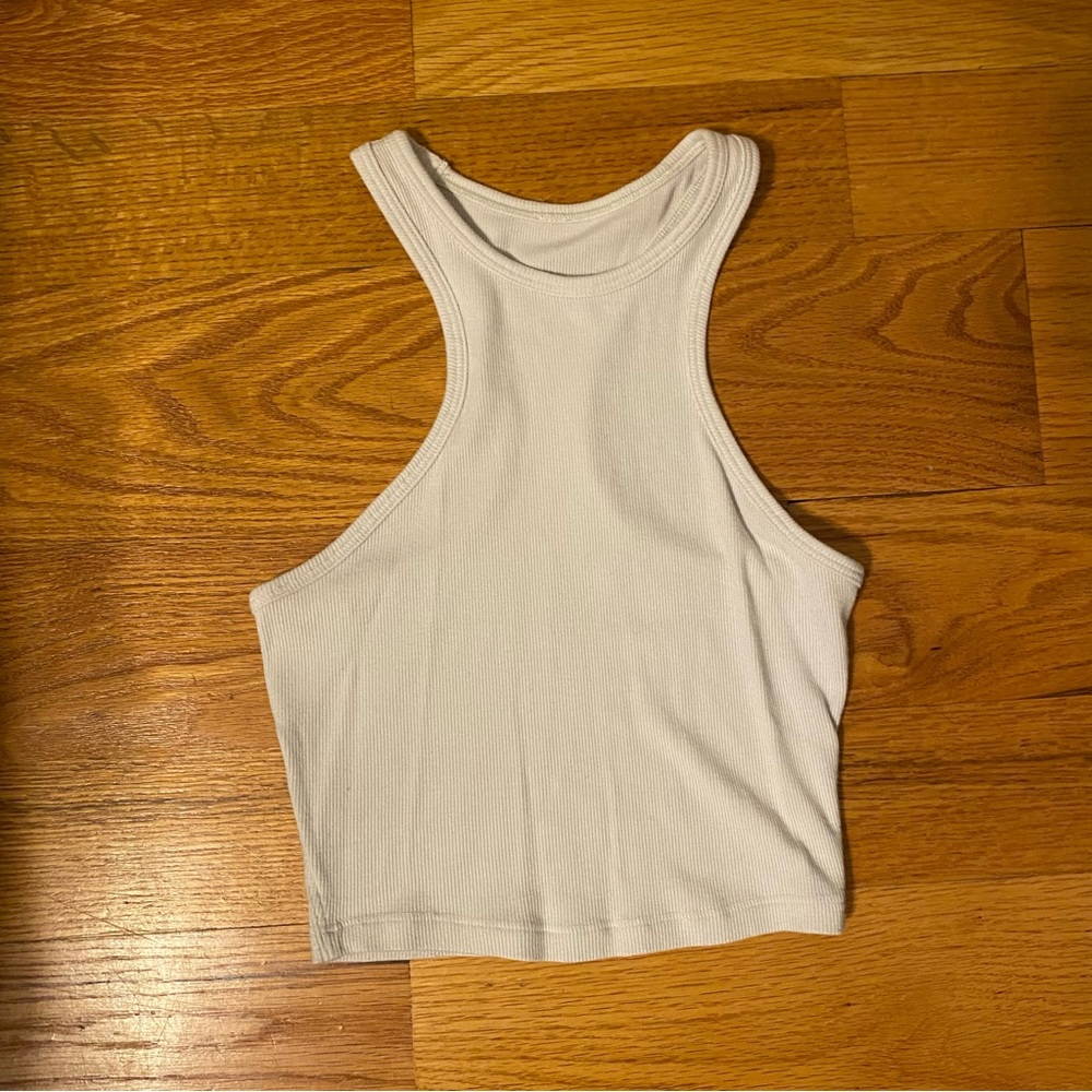 NWOT Lululemon LA front racer crop top tank